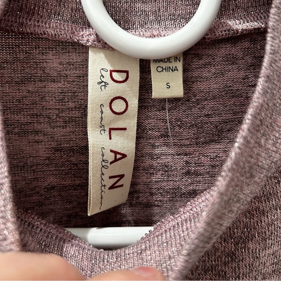 Anthropologie Dolan Puff Sleeve Mock Neck Top in Lilac NWT-Sm - Picture 6 of 12